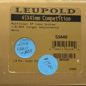 Leupold 45 x 45 scope